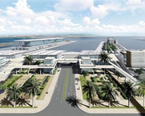 Interfaccia del porto di Palermo – Italia